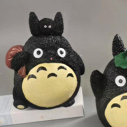 Totoro Statue Piggy Bank Cartoon Money Bank Birthday Gift Tabletop Ornament