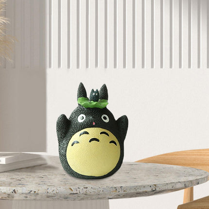 Totoro Statue Piggy Bank Cartoon Money Bank Birthday Gift Tabletop Ornament