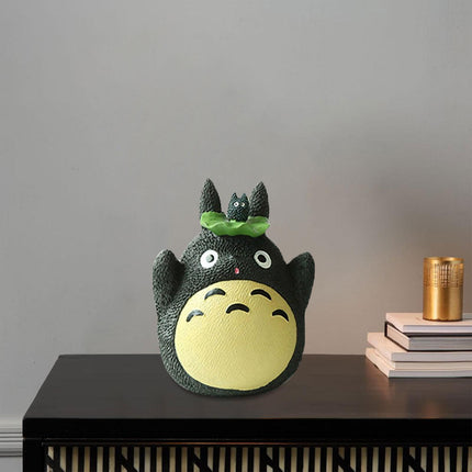 Totoro Statue Piggy Bank Cartoon Money Bank Birthday Gift Tabletop Ornament