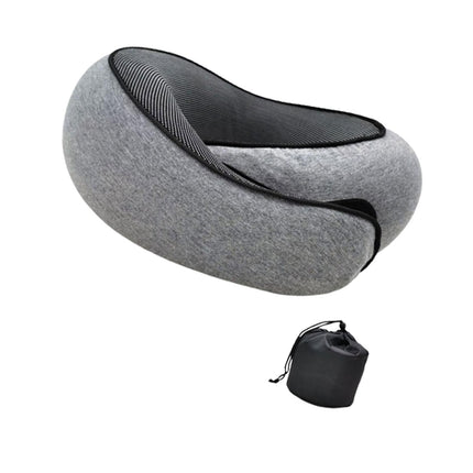 Airplane Travel Pillow Plane Accessories Headrest for Office Train Traveling Gray