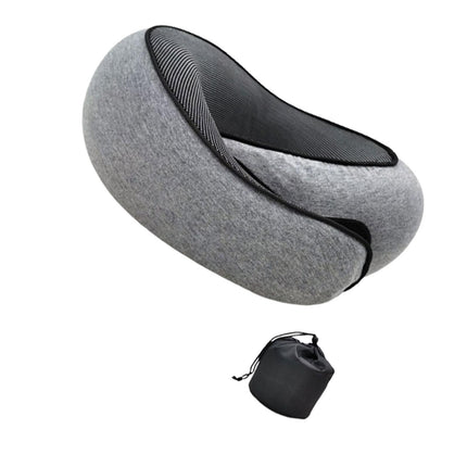 Airplane Travel Pillow Plane Accessories Headrest for Office Train Traveling Gray