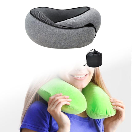 Airplane Travel Pillow Plane Accessories Headrest for Office Train Traveling Gray