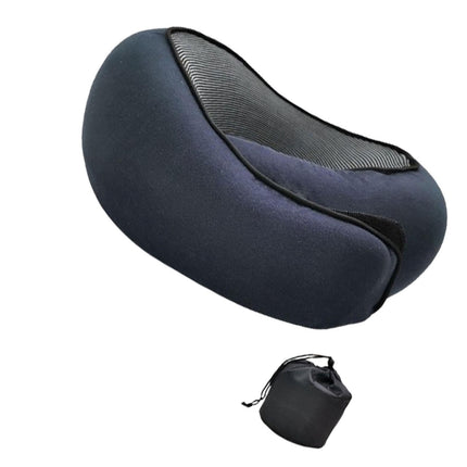 Airplane Travel Pillow Plane Accessories Headrest for Office Train Traveling Navy Blue