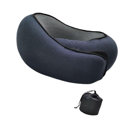Airplane Travel Pillow Plane Accessories Headrest for Office Train Traveling Navy Blue