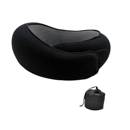 Airplane Travel Pillow Plane Accessories Headrest for Office Train Traveling Black
