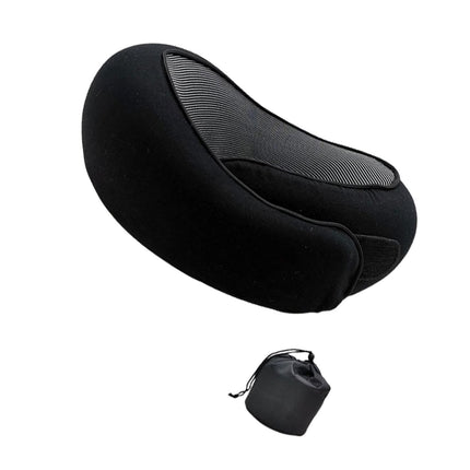 Airplane Travel Pillow Plane Accessories Headrest for Office Train Traveling Black