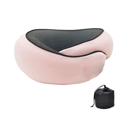 Airplane Travel Pillow Plane Accessories Headrest for Office Train Traveling Pink