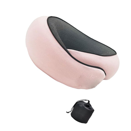 Airplane Travel Pillow Plane Accessories Headrest for Office Train Traveling Pink