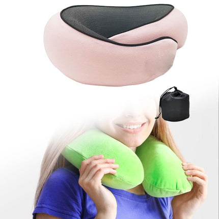 Airplane Travel Pillow Plane Accessories Headrest for Office Train Traveling Pink