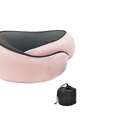 Airplane Travel Pillow Plane Accessories Headrest for Office Train Traveling Pink