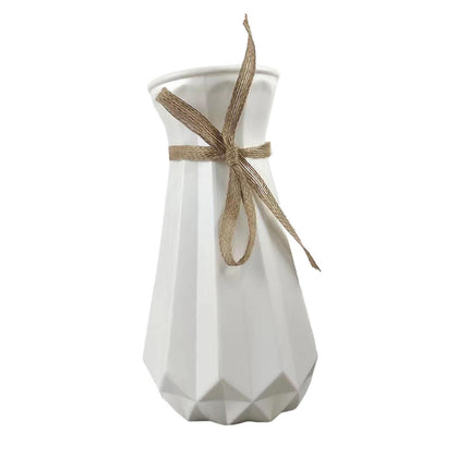 Flower Vase Stylish Elegant Tabletop Ornament for Entrance Office TV Cabinet