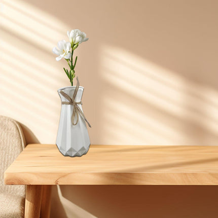 Flower Vase Stylish Elegant Tabletop Ornament for Entrance Office TV Cabinet