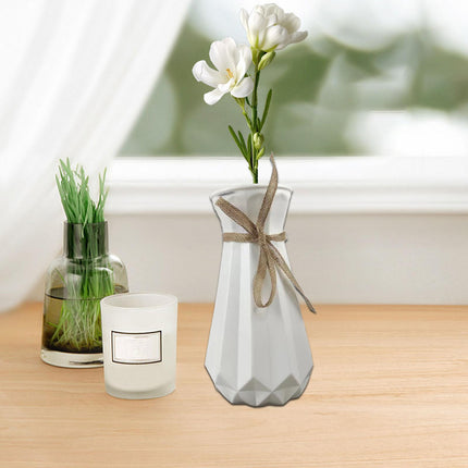 Flower Vase Stylish Elegant Tabletop Ornament for Entrance Office TV Cabinet