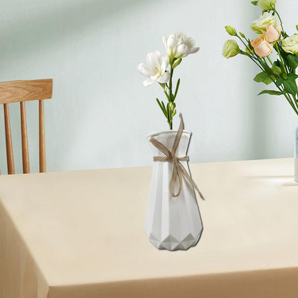 Flower Vase Stylish Elegant Tabletop Ornament for Entrance Office TV Cabinet