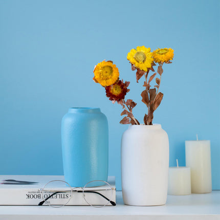 Ceramic Flower Vase Rustic Decorative Table Vase for Desk Coffee Table Party