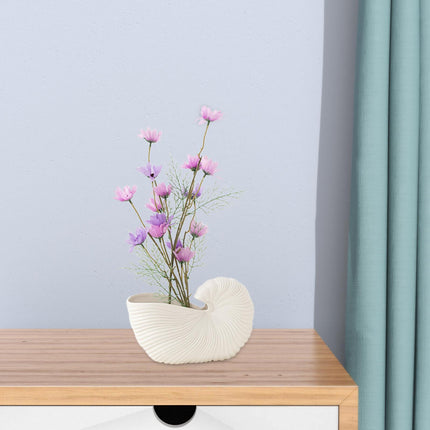 Ceramic Flower Vase Minimalist Plant Pot Holder for Entryway Desk Side Table L