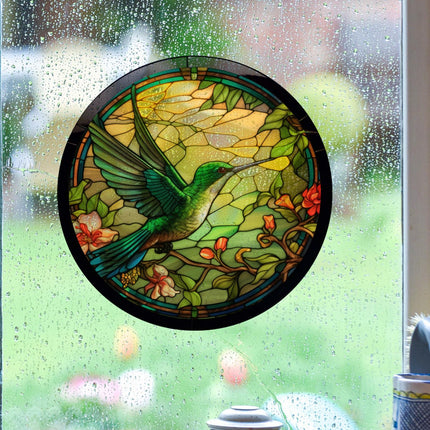 Hummingbird Window Clings Hummingbird Glass Sticker for Home Bedroom Office