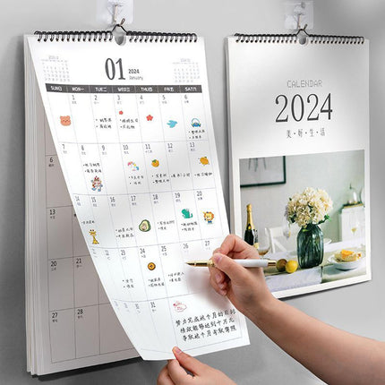 Wall Calendar Ornaments Hanging Office Calendar for Office New Year Business