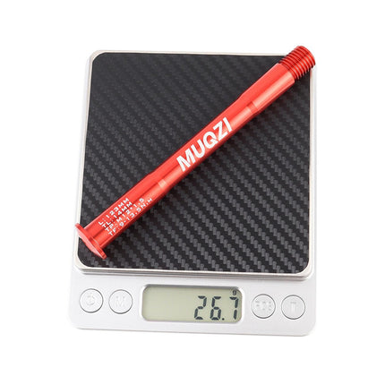 Bike Fork Mount thru Axle Repair Parts for Riding Outdoor Road Mountain Bike Red 123mm