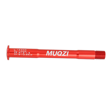 Bike Fork Mount thru Axle Repair Parts for Riding Outdoor Road Mountain Bike Red 123mm