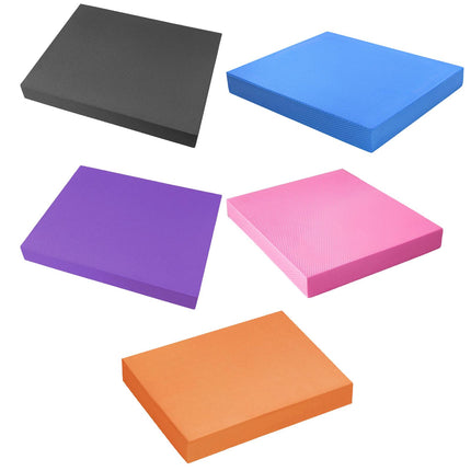 Balance Pad Anti Tear Yoga Pad Balance Cushion for Meditation Indoor Workout black