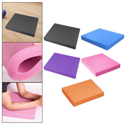 Balance Pad Anti Tear Yoga Pad Balance Cushion for Meditation Indoor Workout black