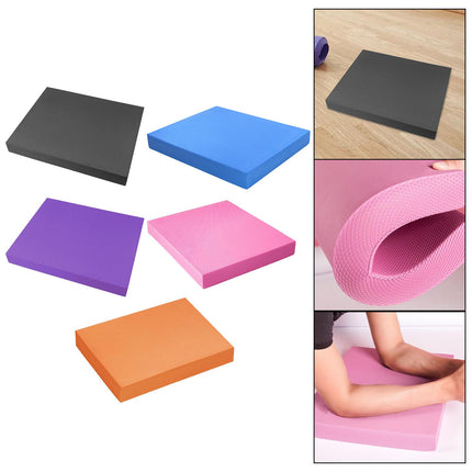 Balance Pad Anti Tear Yoga Pad Balance Cushion for Meditation Indoor Workout black