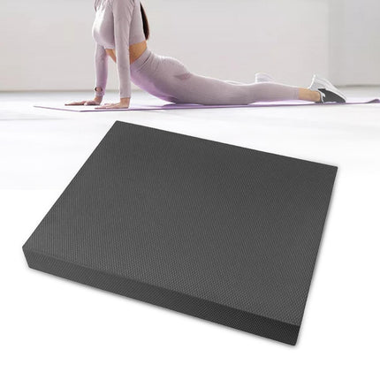 Balance Pad Anti Tear Yoga Pad Balance Cushion for Meditation Indoor Workout black