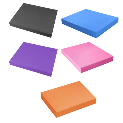 Balance Pad Anti Tear Yoga Pad Balance Cushion for Meditation Indoor Workout black