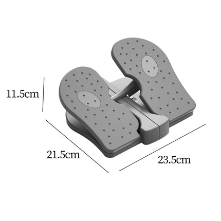 Mimi Foot Stepper Machine Household Stair Stepper for Home Bedroom Gym Floor gray