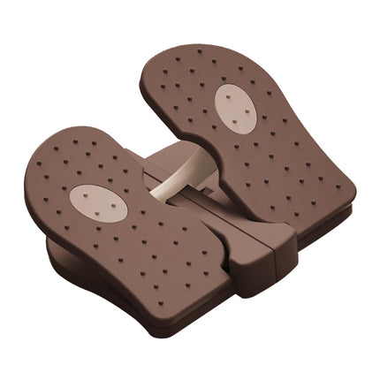 Mimi Foot Stepper Machine Household Stair Stepper for Home Bedroom Gym Floor brown