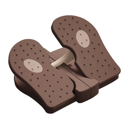 Mimi Foot Stepper Machine Household Stair Stepper for Home Bedroom Gym Floor brown