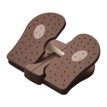 Mimi Foot Stepper Machine Household Stair Stepper for Home Bedroom Gym Floor brown