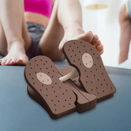 Mimi Foot Stepper Machine Household Stair Stepper for Home Bedroom Gym Floor brown