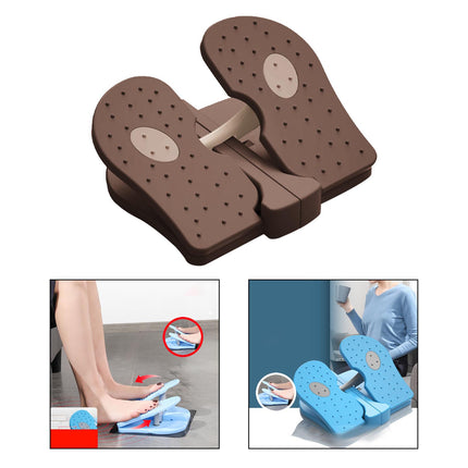 Mimi Foot Stepper Machine Household Stair Stepper for Home Bedroom Gym Floor brown