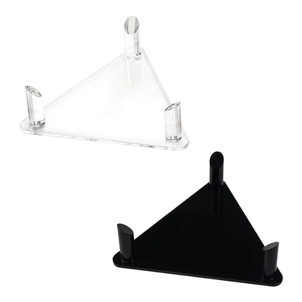 Acrylic Ball Stand Rack Decoration Football Stand for Sports Ball Rugby Ball Black