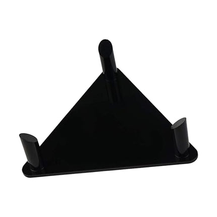 Acrylic Ball Stand Rack Decoration Football Stand for Sports Ball Rugby Ball Black