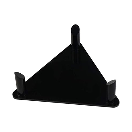 Acrylic Ball Stand Rack Decoration Football Stand for Sports Ball Rugby Ball Black