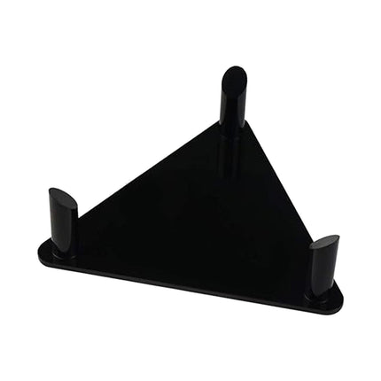 Acrylic Ball Stand Rack Decoration Football Stand for Sports Ball Rugby Ball Black