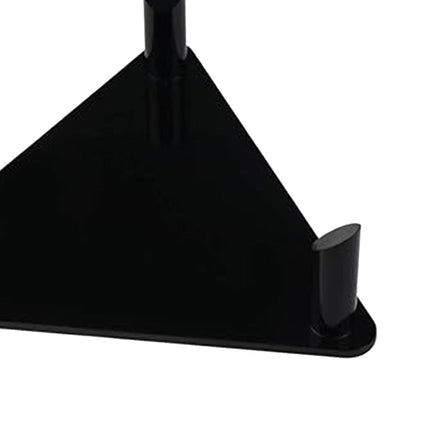 Acrylic Ball Stand Rack Decoration Football Stand for Sports Ball Rugby Ball Black