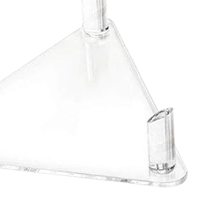 Acrylic Ball Stand Rack Decoration Football Stand for Sports Ball Rugby Ball Clear