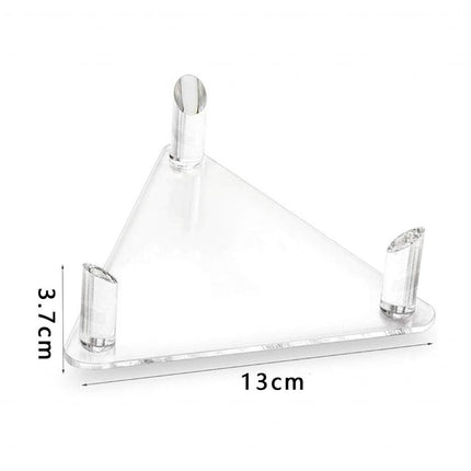 Acrylic Ball Stand Rack Decoration Football Stand for Sports Ball Rugby Ball Clear