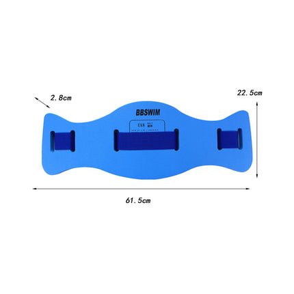 Swimming Belt Beginners Buoyancy Board Lightweight Swim Training Belt Device M Size Blue