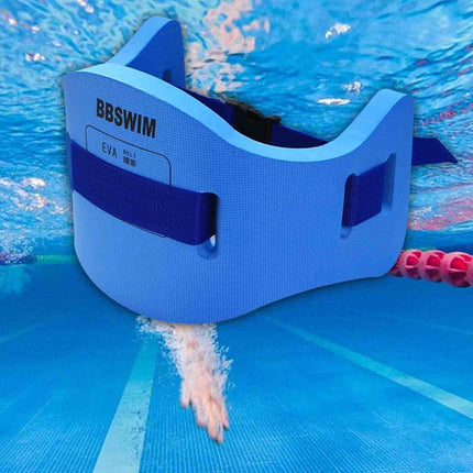 Swimming Belt Beginners Buoyancy Board Lightweight Swim Training Belt Device M Size Blue
