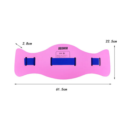 Swimming Belt Beginners Buoyancy Board Lightweight Swim Training Belt Device M Pink