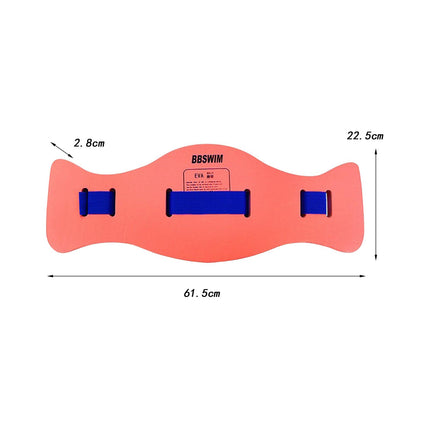Swimming Belt Beginners Buoyancy Board Lightweight Swim Training Belt Device M Size Orange