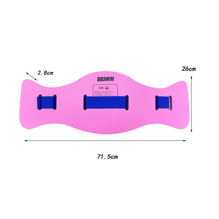 Swimming Belt Beginners Buoyancy Board Lightweight Swim Training Belt Device L Size Pink