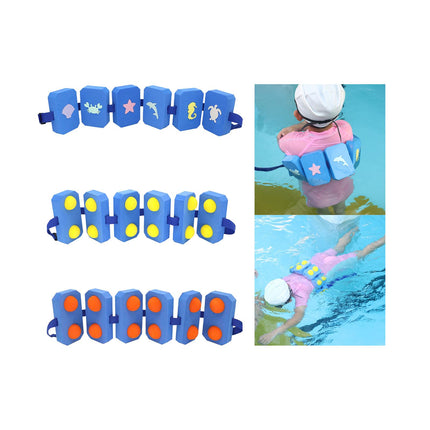 Swim Belt Swim Trainer Adjustable Buoyancy Belt for Summer Training Exercise 12cmx8cmx3cm
