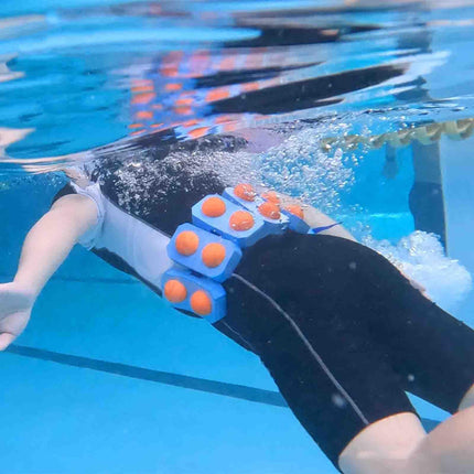 Swim Belt Swim Trainer Adjustable Buoyancy Belt for Summer Training Exercise 18cmx10cmx5.5cm