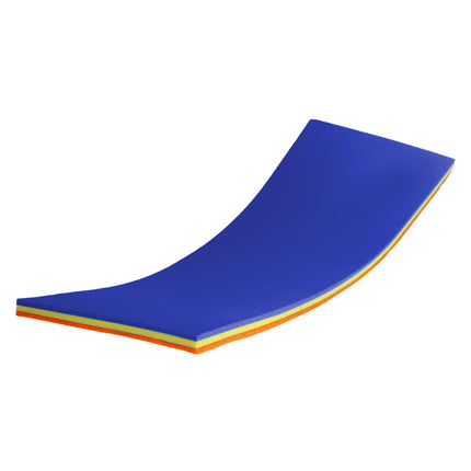 Water Float Mat 3 Layer Water Blanket Floats Mattress for Boating Lake River Yellow Blue Orange